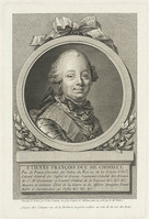 KG 13889
          <br/>
          Portret van Etienne François Hertog van Choiseul
          <br/>
          <em>Launay, Nicolas de (ca 1739-1793)</em>